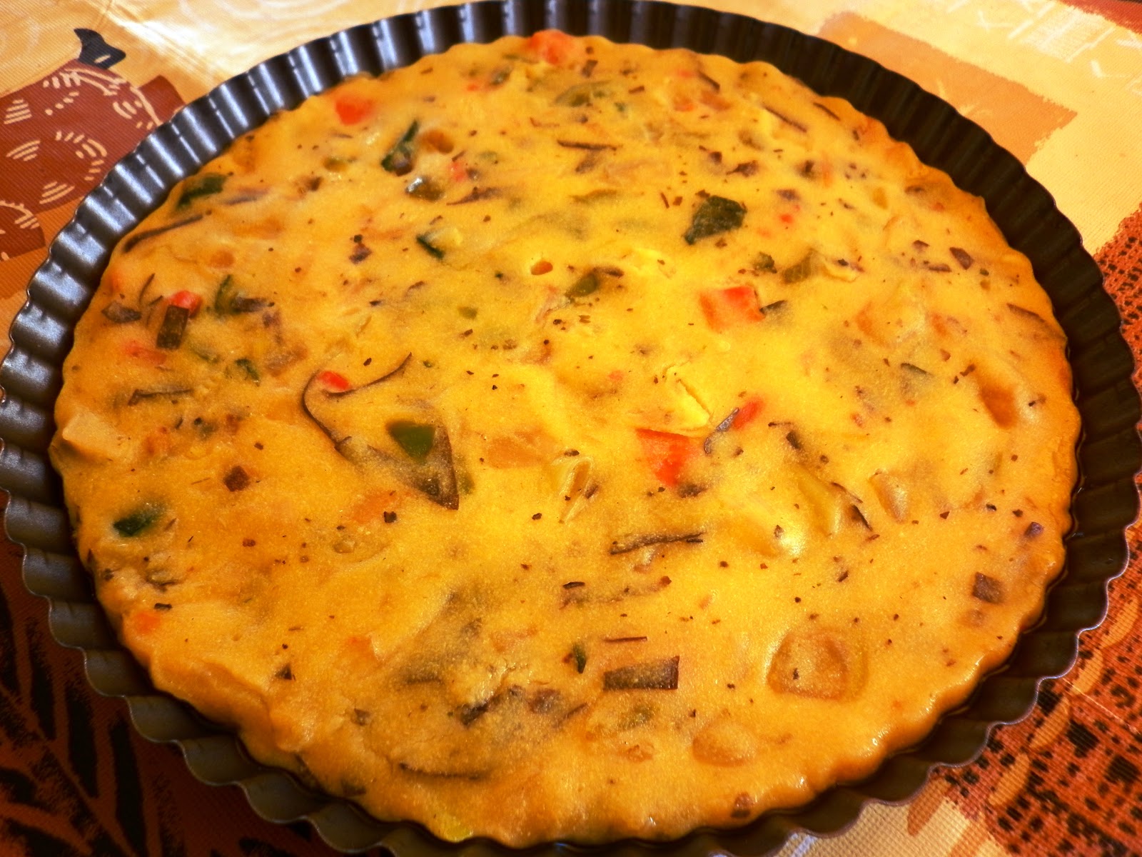 COCINA MACROBIÓTICA TORTILLA SIN HUEVO (De polenta)