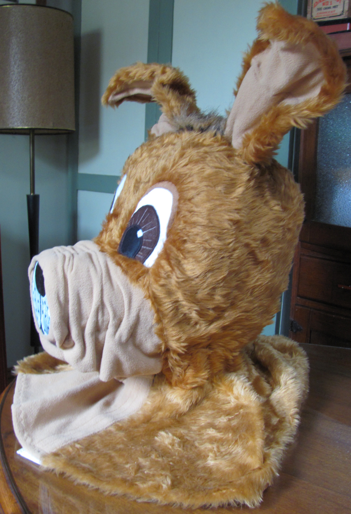 Fashioned by Lyndell Dog Costume The making of a Head