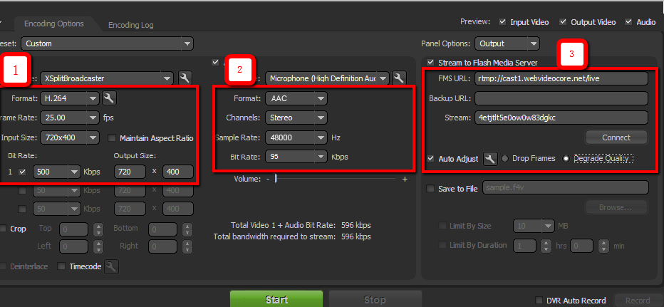Adobe Media Encoder Streaming Settings Vidblaster Adobe Media Encoder Streaming Settings Vidblaster