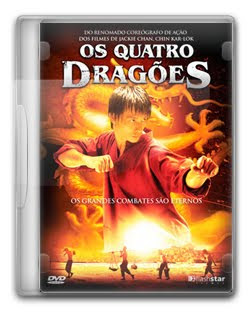 Os Quatro Dragões   DVDRip AVI Dual Áudio + RMVB Dublado