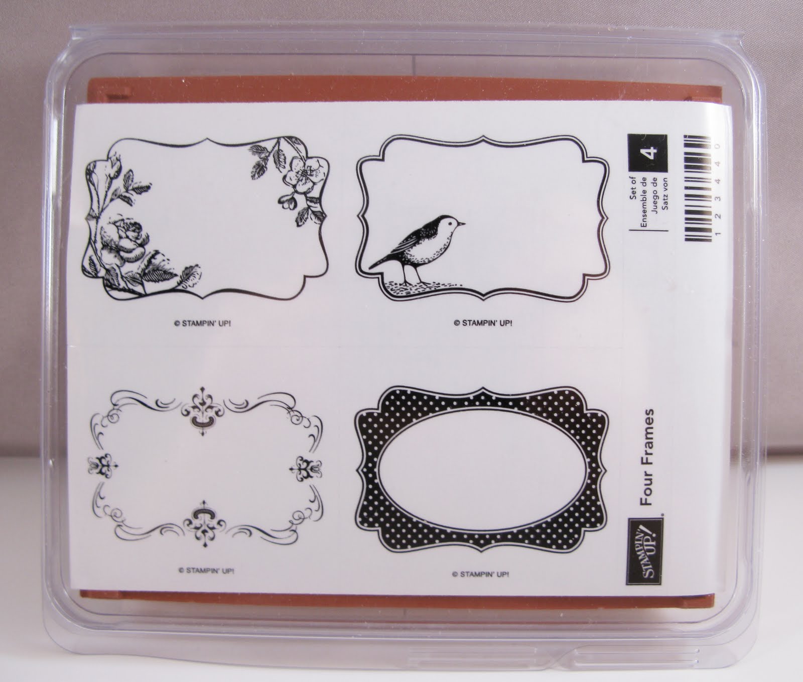 Stampin Up Four Frames stamp set & label punch set NEW! eBay