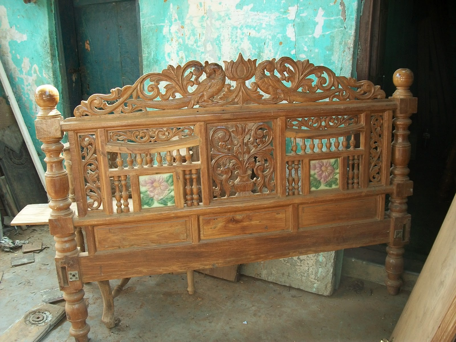 OLD TEAK WOOD FURNITURES AND HANDICRAFTS Burma Teak Wood Furnitures