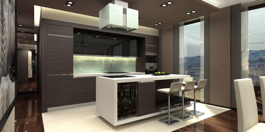 ÃpÃtÃsz belsÅÃpÃtÃsz blog: elegant and modern luxory home 3d ... Konyha tervek
