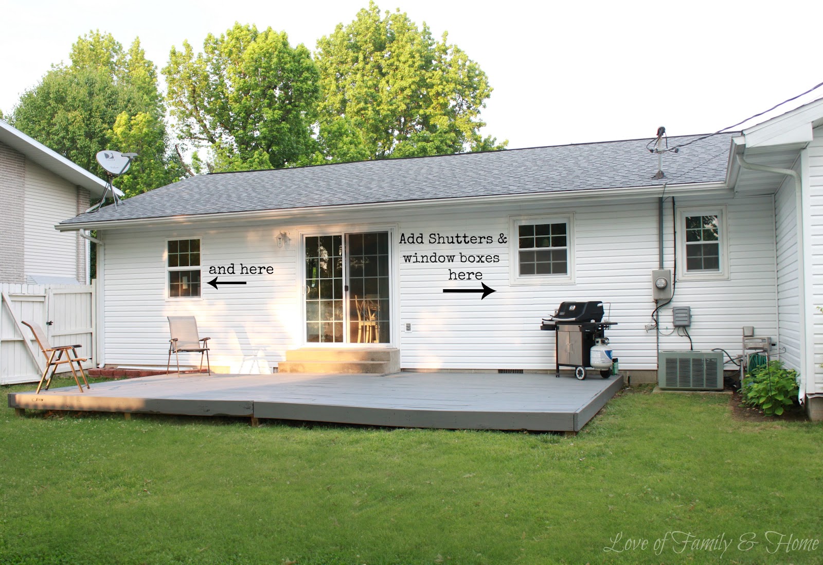 Back Deck/Patio Reveal.... Love of Family & Home