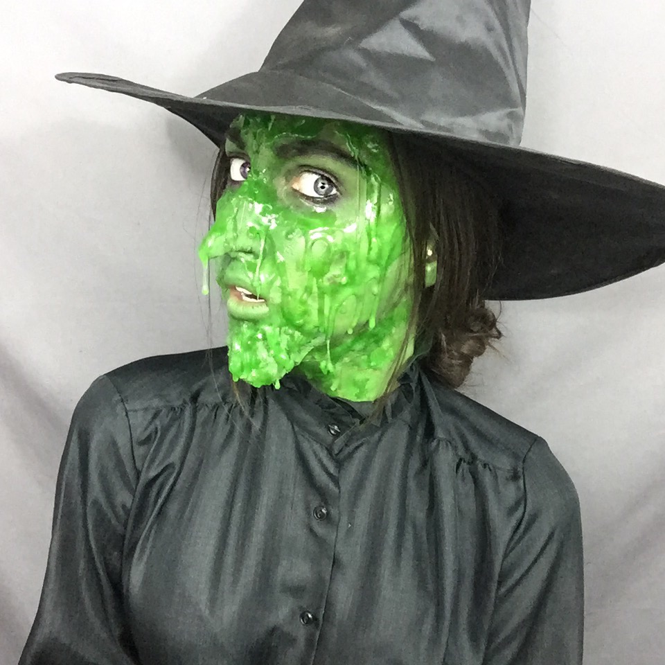 Wicked Witch of The West Prosthetics and Makeup.