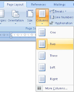 V A N T E N I S T A Cara Membagi 1 Lembar Kerja Menjadi 2 Bagian Pada Microsoft Word