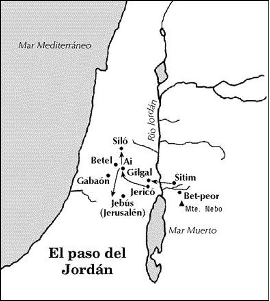 ADMIRANDO LAS TIERRAS BIBLICAS 12 Josué, paso del Jordán entrada en