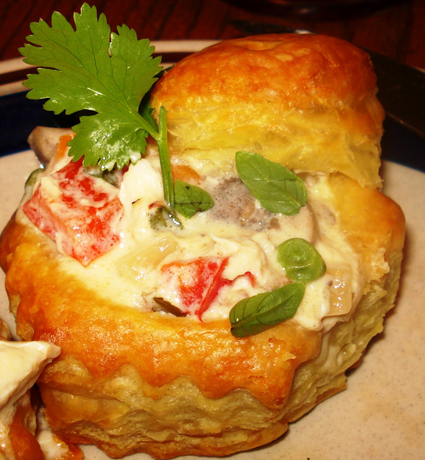 Savvy Savories & Such Crab in Tarragon Cream With Puff Pastry Shells