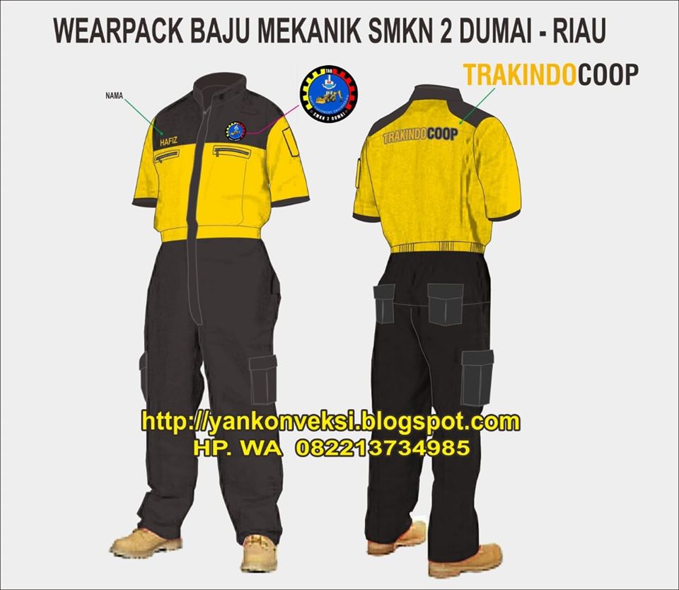 BAJU BENGKEL SMK