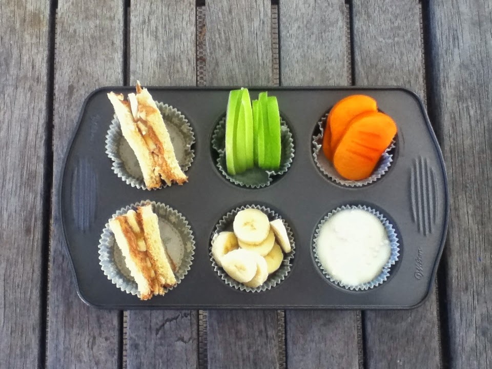 Be Brave, Keep Going Muffin Tin Lunch For Kids