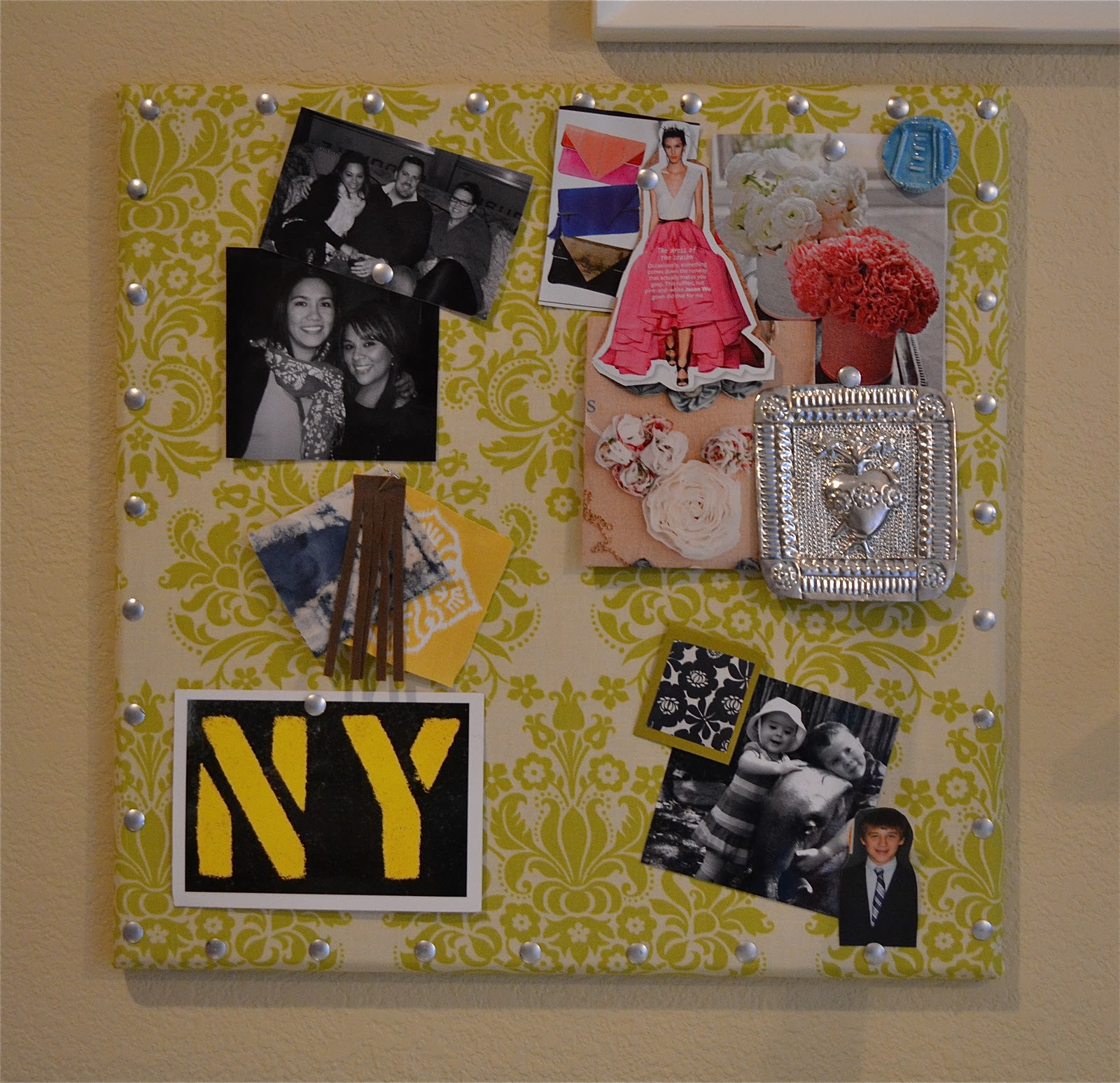 Therapy. Everyone needs some. DIY Fabric Pin Board