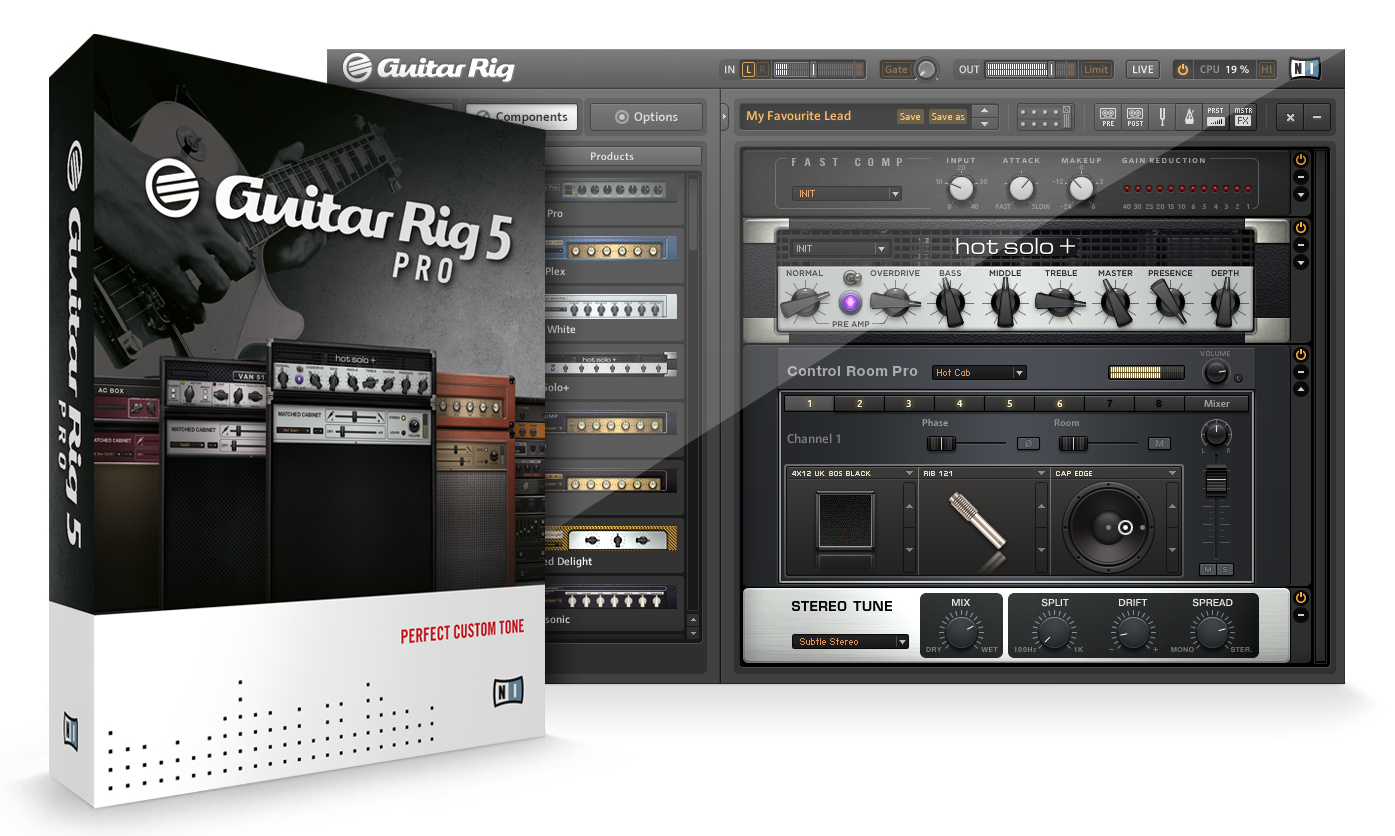PV Guitar ♪ NI Guitar Rig 5 Pro v5.0.1 x86/x64 [STANDALONE, VST, RTAS]