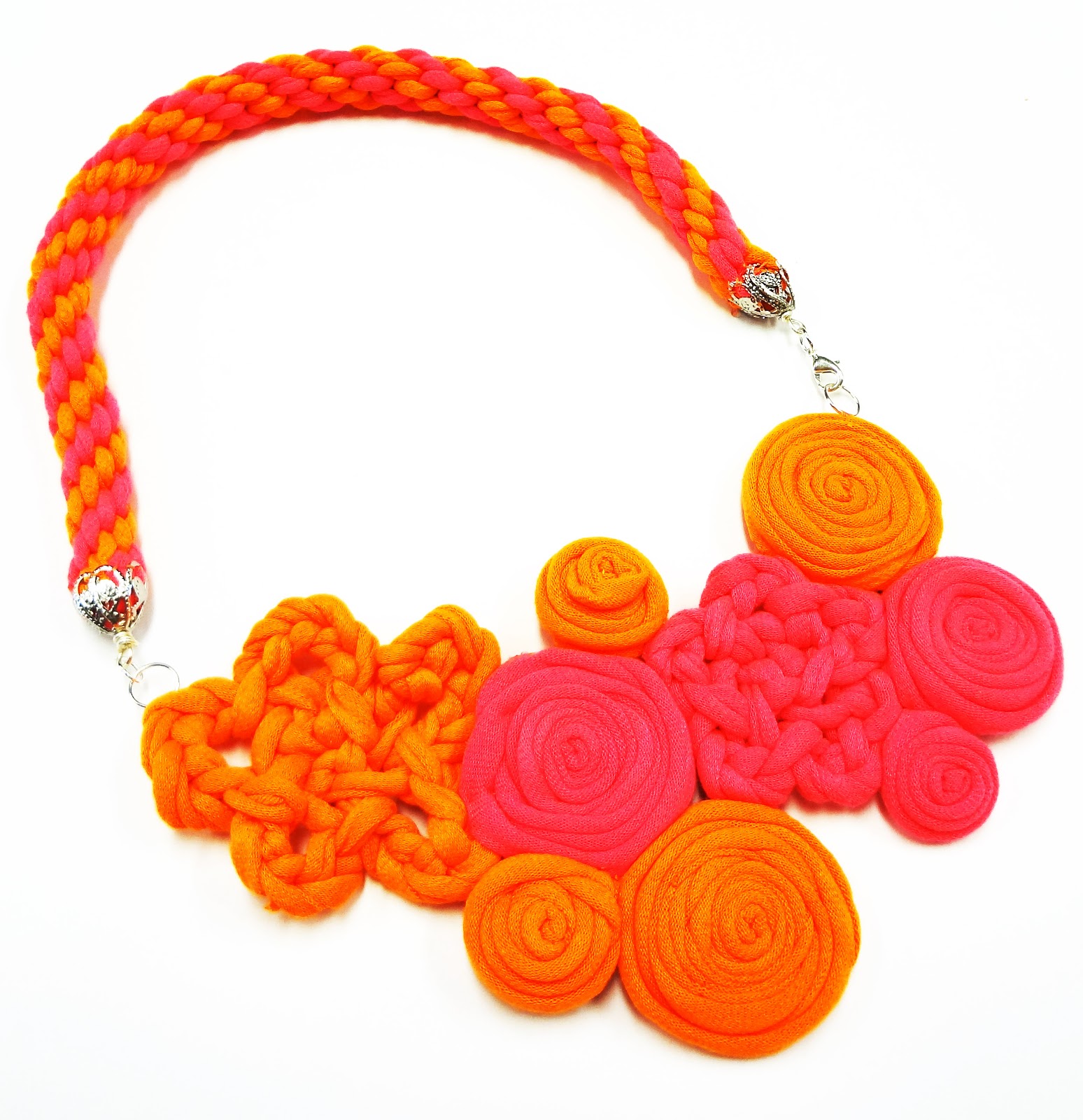 Carmi's Art/Life World TShirt Yarn Necklace!