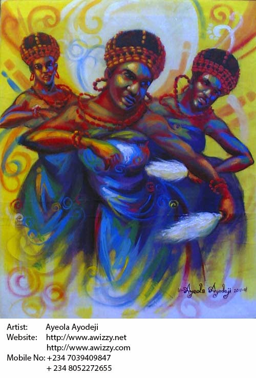 Best Portrait Artist In Nigeria True African Art Paintings By