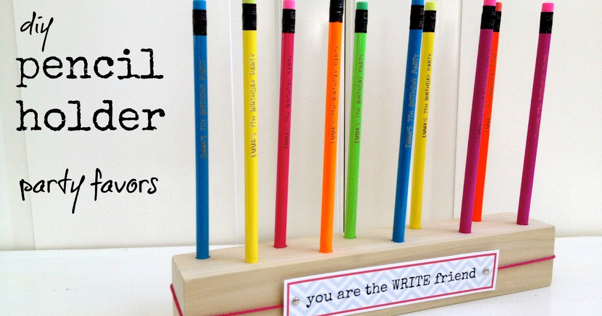 That's My Letter "P" is for Pencil Holder Favors