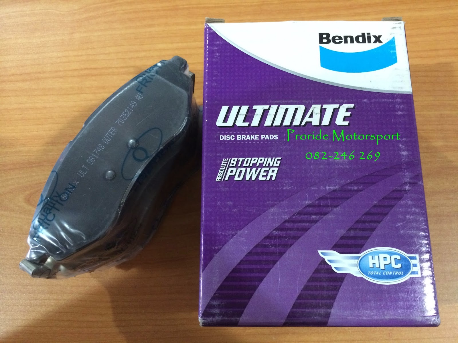 Proride Motorsports Bendix Ultimate High Performance Brake Pads