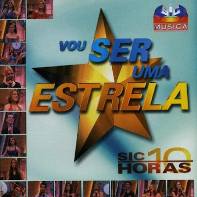 Logotipo e capa do CD da rubrica de música 'Vou Ser Uma Estrela'