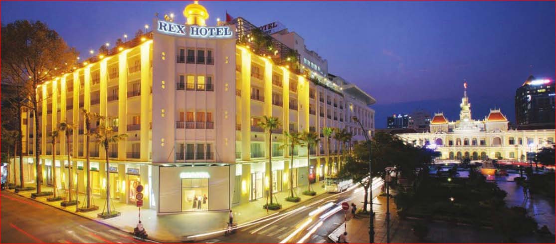 Charme vietnam: rooftop terasse rex hotel in saigon