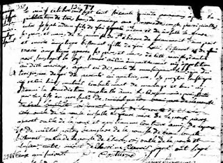 Joseph Adam and Angelique Bissonnette 1775 marriage record