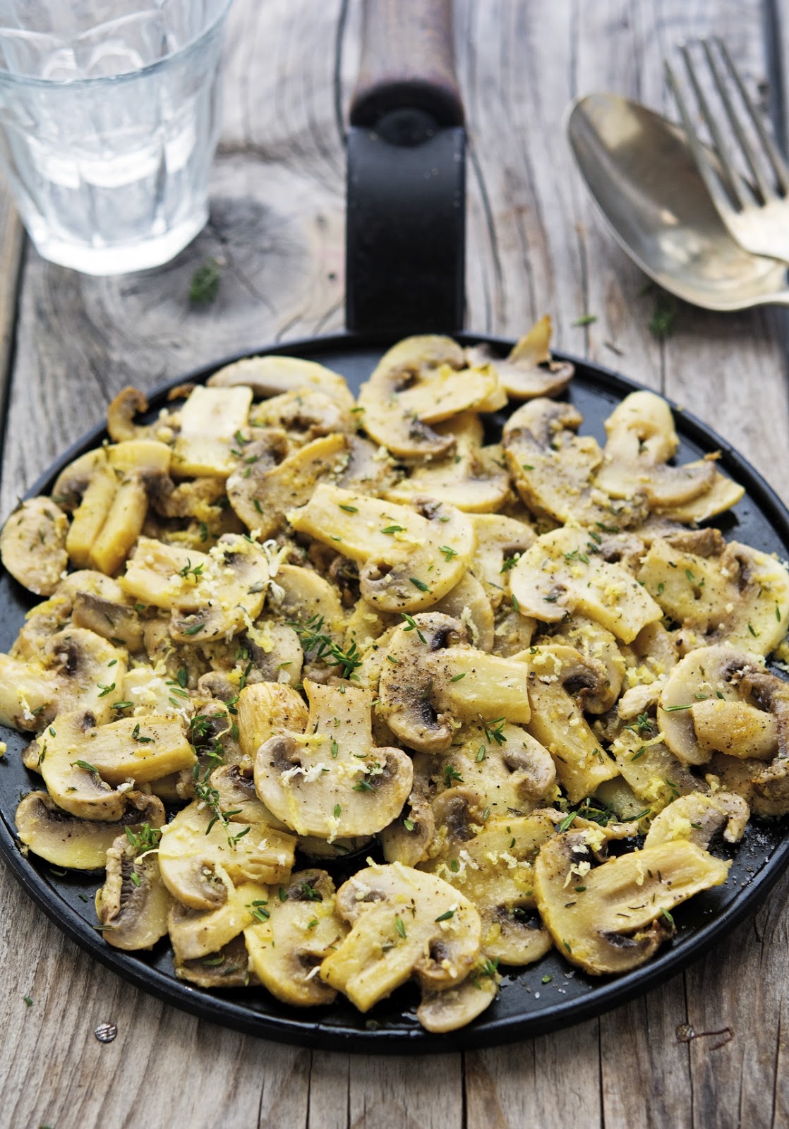 Easy Baked Parmesan Mushrooms