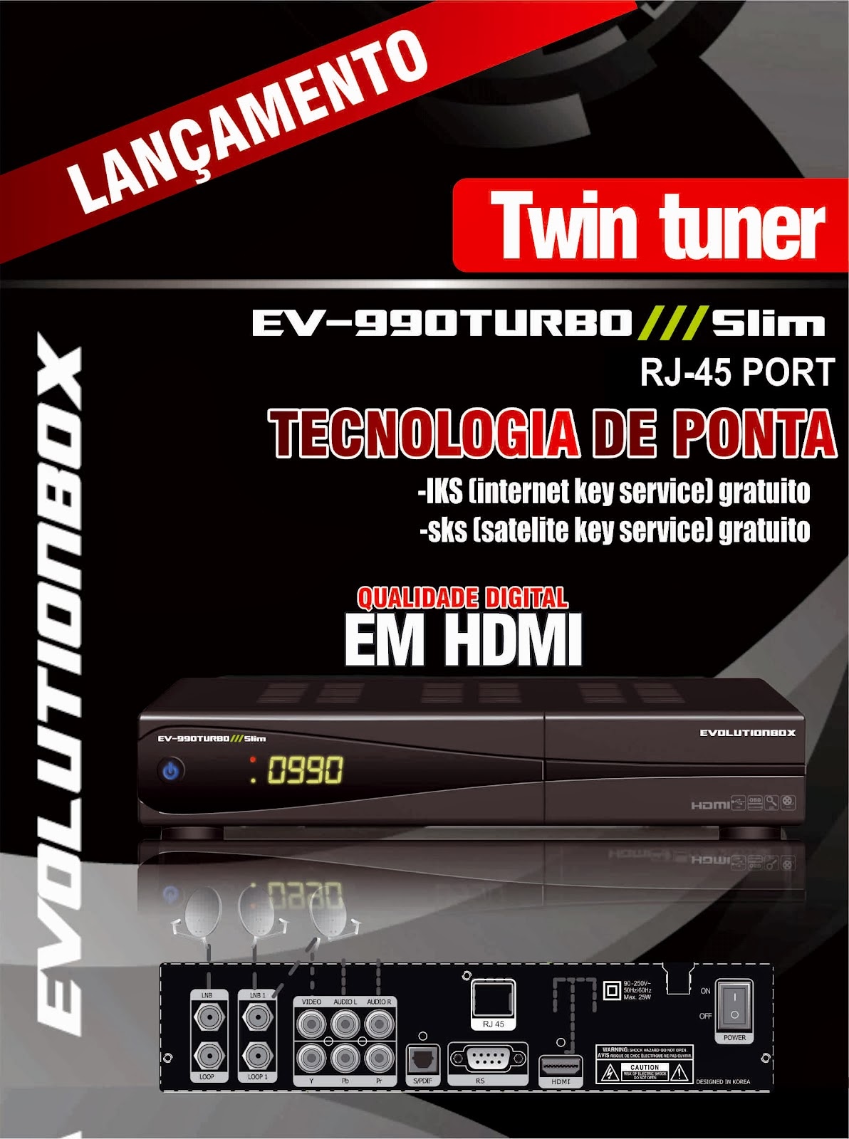 evolutionbox - Nova Atualização Evolutionbox EV990 Turbo Slim Data:10/01/2014 EV+990+TURBO+NV+imes+az