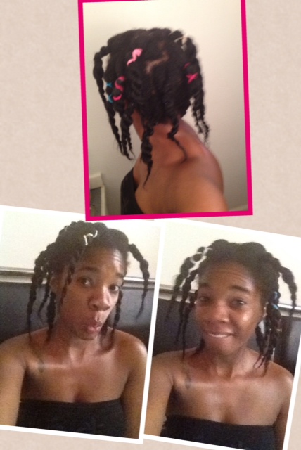 6footlonghair Air Drying And Styling My Transitioning Hair