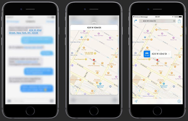 funzioni mappe 3d touch iphone 6s