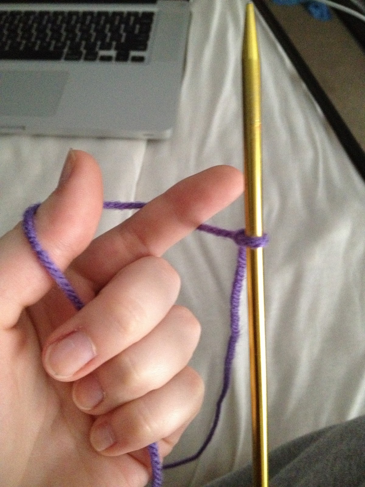 Knit Your Life How to Cast On Using the Long Tail Method