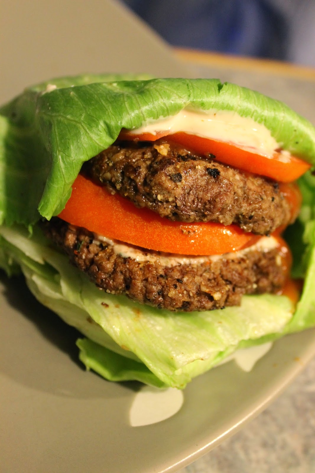 Hold the Gluten Please Lettuce wrap Burgers