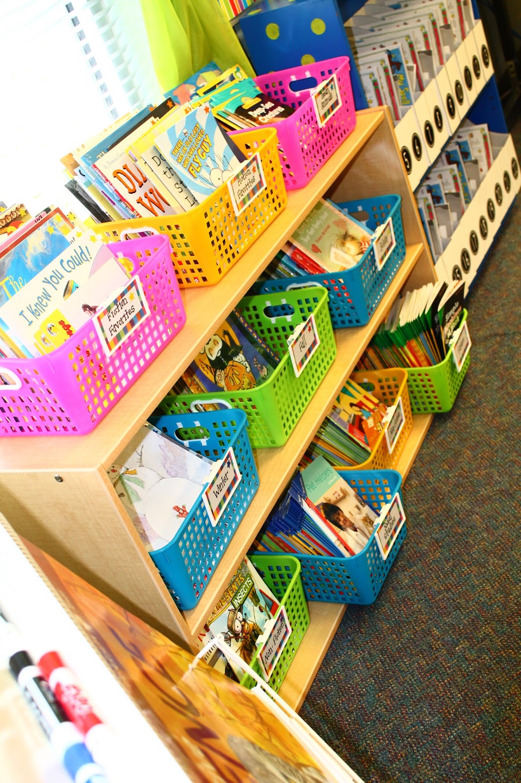 Adventures of First Grade Staying Organized... Classroom Library