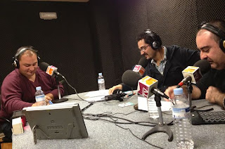 EL EQUIPO DE MÁS QUE CÓMICS DURANTE EL PROGRAMA