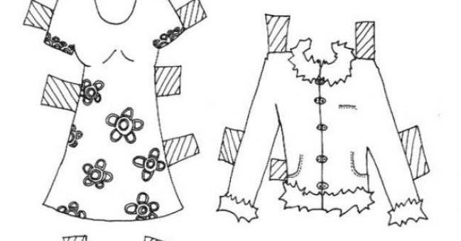 Paper Doll Pattern 081412» Vector Clip Art - Free Clip Art Images