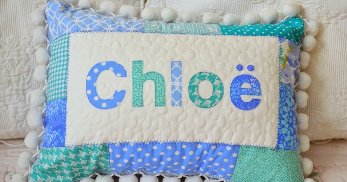 Craft Sew Create Name Pillows