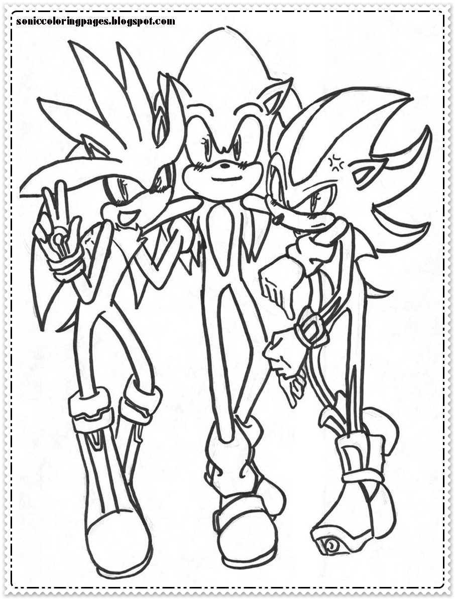 Neo Metal Sonic Coloring Pages