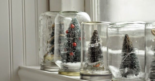 Christmas snow globes