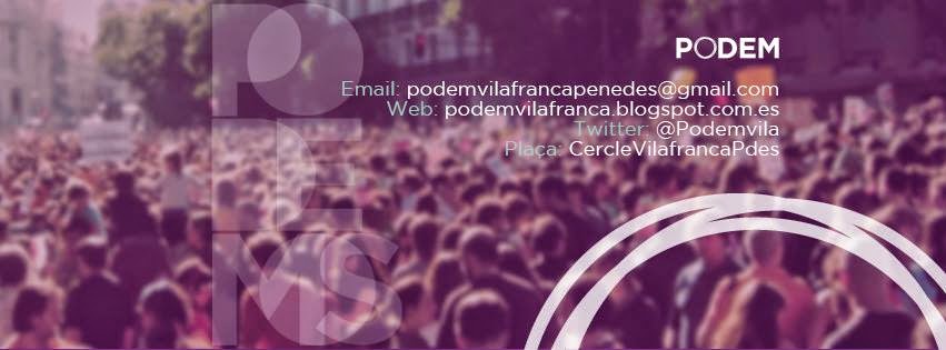  Actualizar foto del perfil Podem Vilafranca del Penedès Organización política
