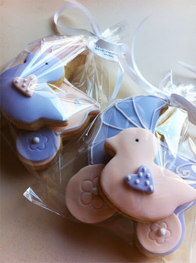 short and sweet baby shower cookies