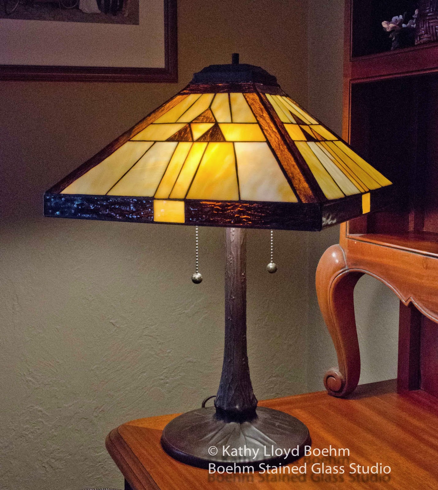 Boehm Stained Glass Blog Mission Lamp Repair
