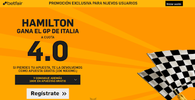 betfair Hamilton gana cuota 4 GP F1 Italia 6 septiembre 2015 betfair Hamilton gana cuota 4 GP F1 Italia 6 septiembre 2015