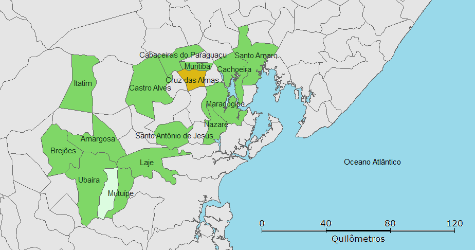 RECÔNCAVO BAIANO UMA REGIÃO, VÁRIOS LUGARES Cruz das Almas