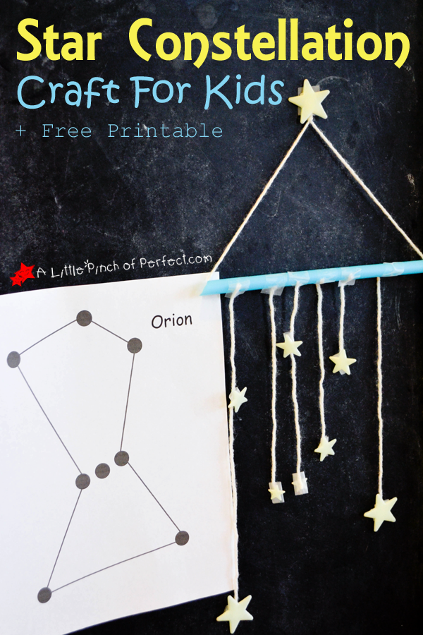 How to Make a Hanging Glow in the Dark Star Constellation Craft + Printable - A Little Pinch of Perfect how-to-make-a-hanging-glow-in-the-dark-star-constellation-craft-printable-a-little-pinch-of-perfect