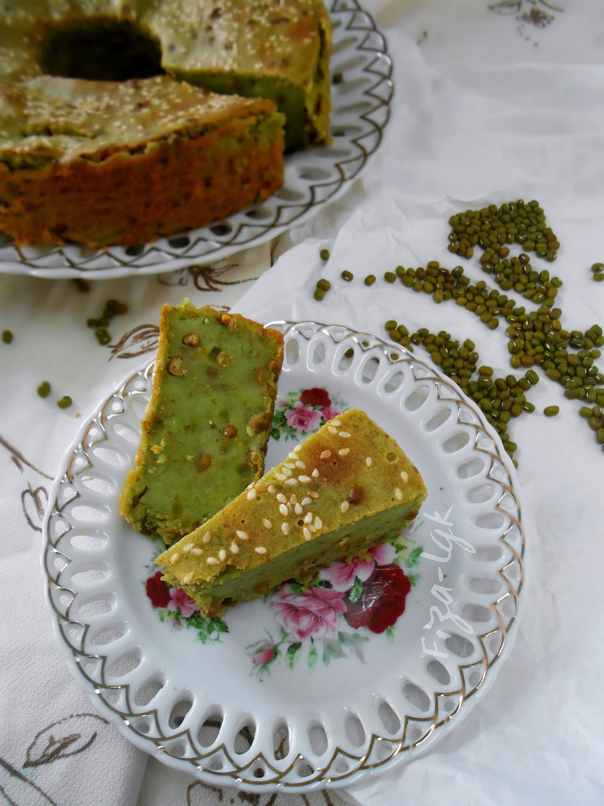 Bingka Kacang Hijau Fizas Cooking