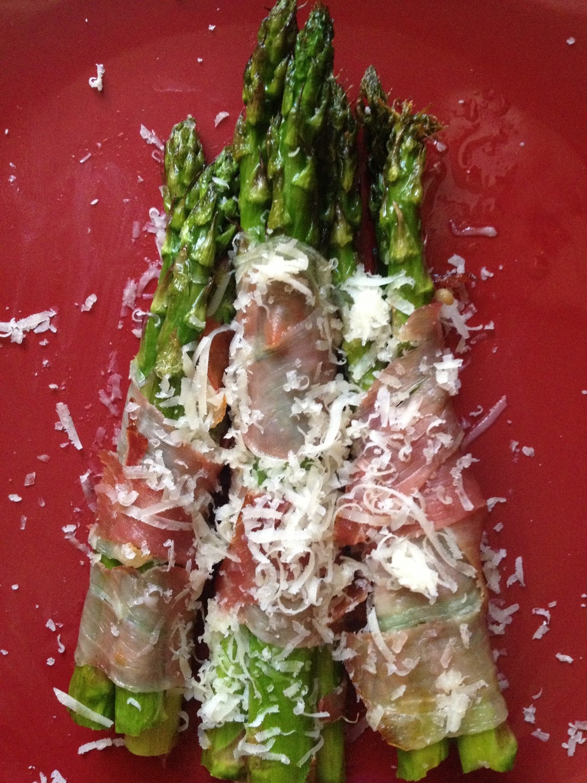 Kate's Keto Cookbook Prosciutto Wrapped Asparagus