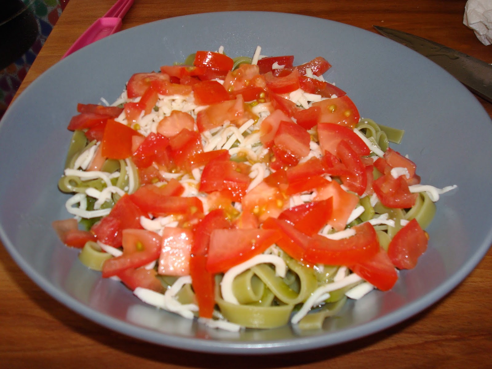 Pasta Con Salsa Pesto Suave