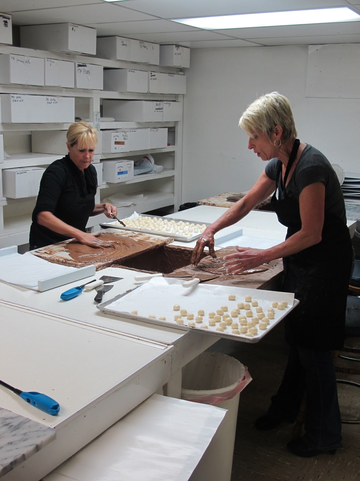 Chocolate Dipping In A Real Chocolate Factory Purple Chocolat Home