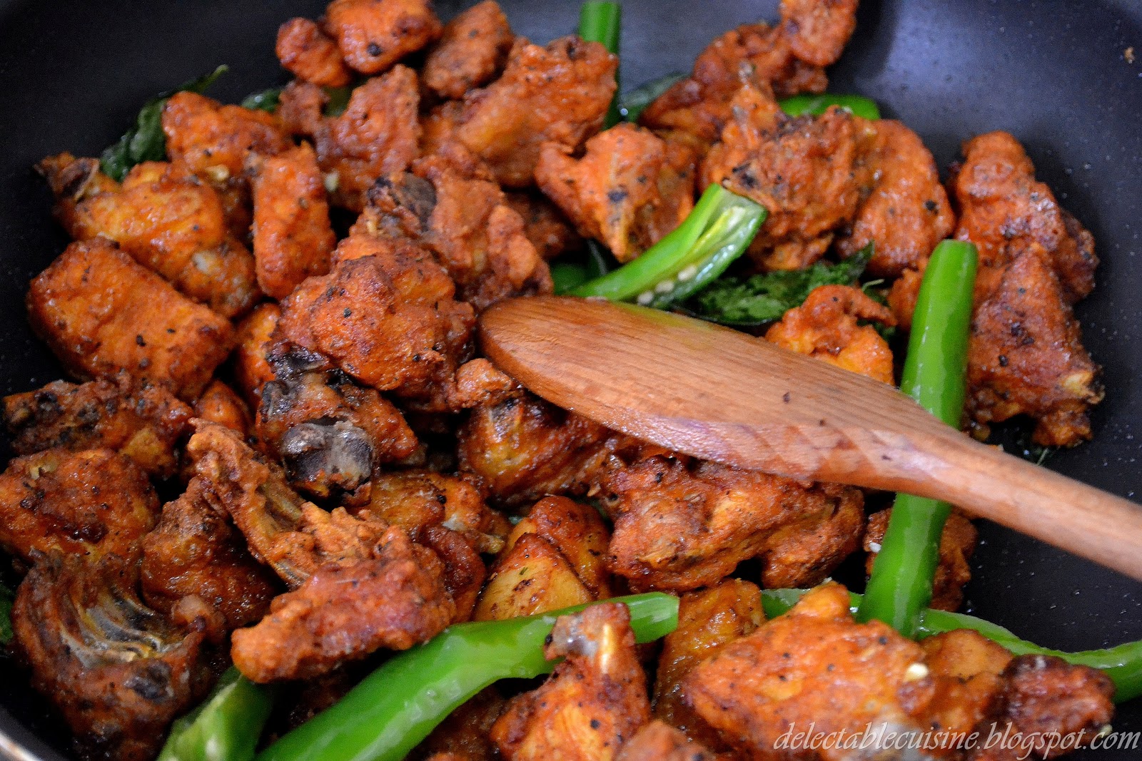 DELECTABLE CUISINE Spicy Chicken 65