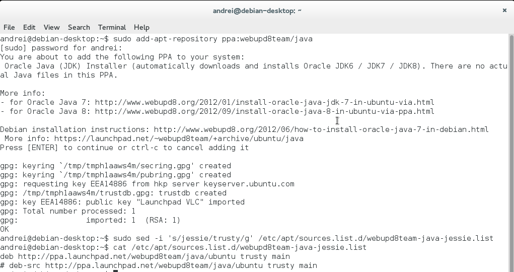 Install chrome on debian squeeze repositories