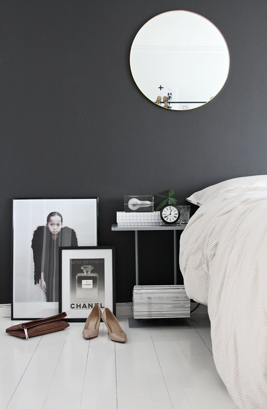 Black and white bedroom | Stylizimo