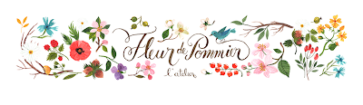 Fleur de pommier dans son atelier