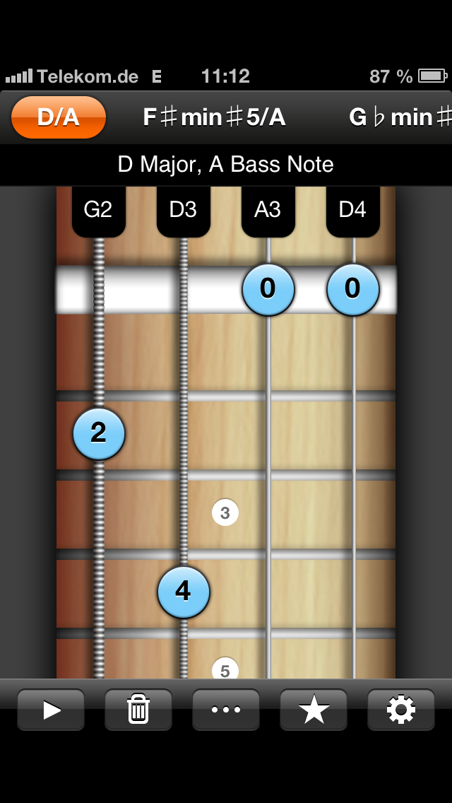 Irish Bouzouki Reverse Chord Finder Pro iPhone/iPad App